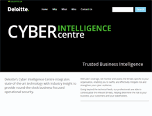 Tablet Screenshot of cyberintelligencecentre.com